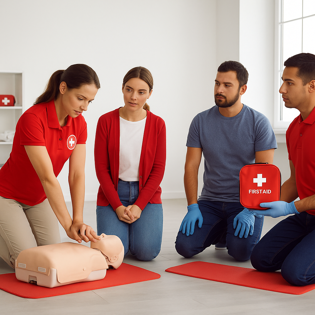 İstanbul Kadıköy Üsküdar Pendik Kartal Beşiktaş Şişli Bakırköy ilçelerinde Sağlık Bakanlığı onaylı ilk yardım eğitimi